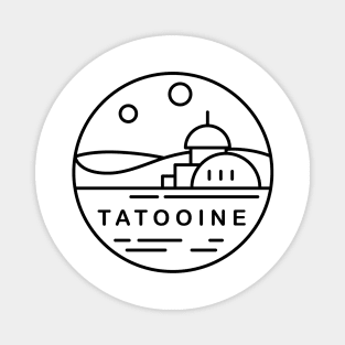 Tatooine - modern vintage design Magnet